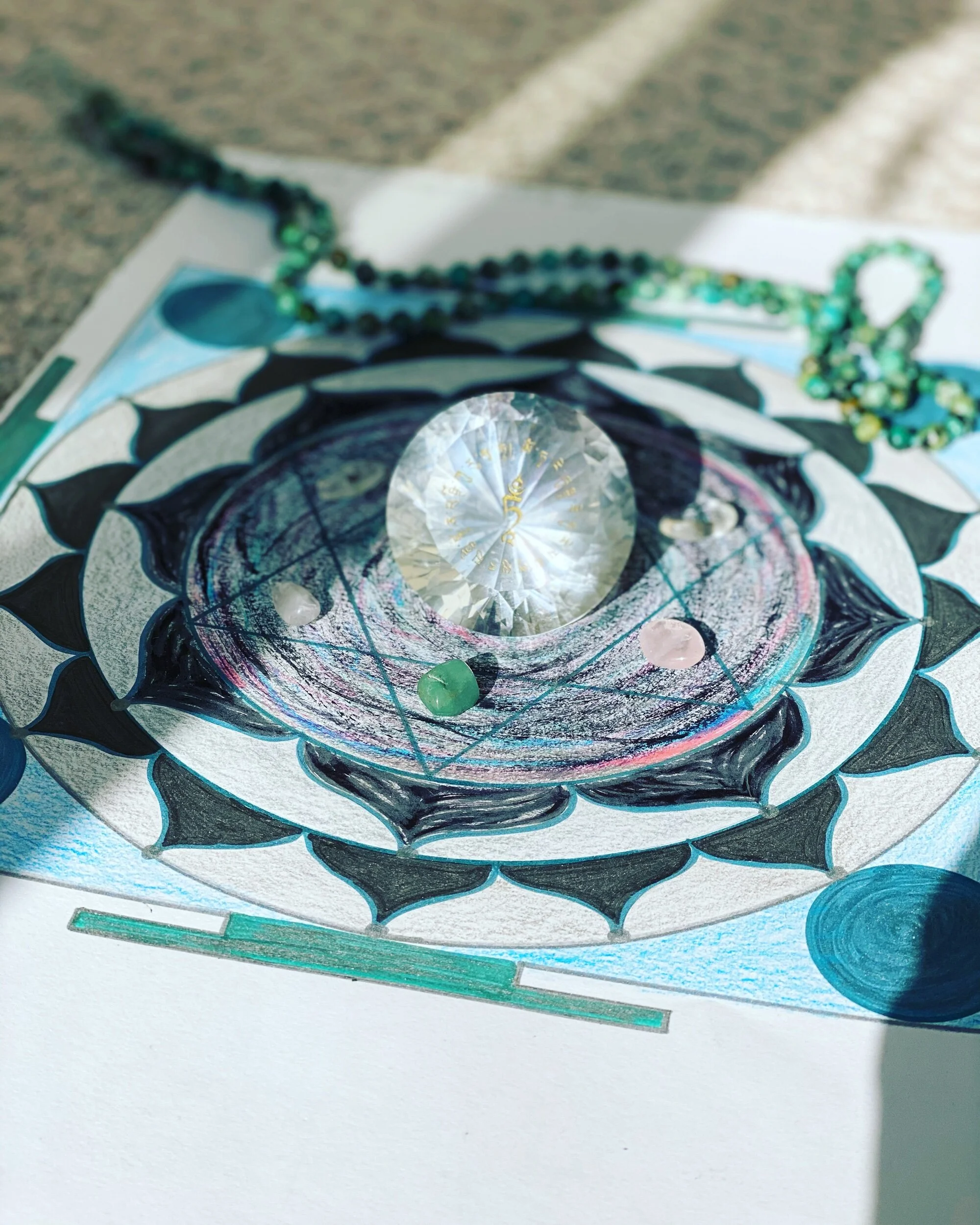 New Moon Yantra drawing workshop