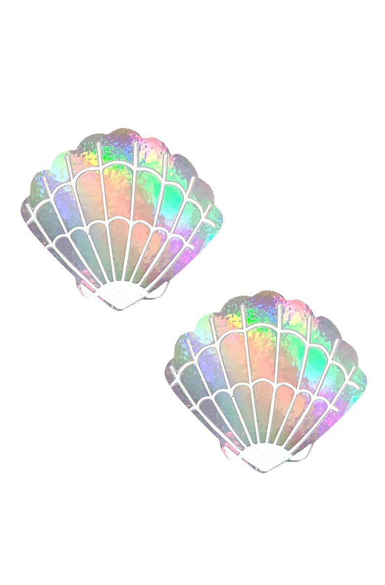 Care Bare Stare Holographic Mermaid Shell Pasties