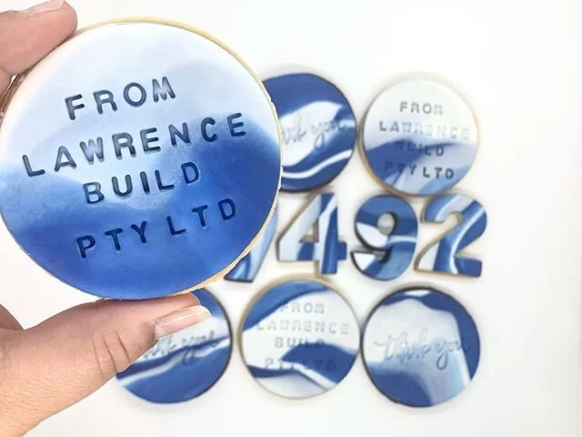 Why not say thank you with cookies? Check out @lawrencebuildptyltd for all of your building needs! 
#newcastlecookieco #cookies #happiness #party #fondant #sugar #baking #ordernow #flour #newcastle #smallbusiness #sugarcookies #localsuppotlocal #than