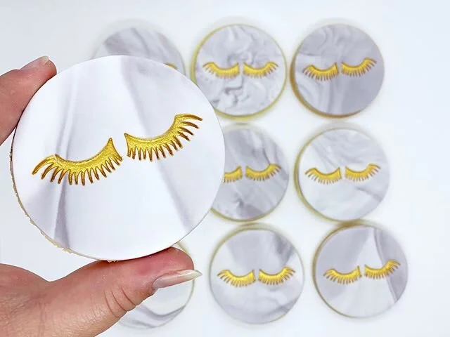 Lash perfection 😍 
#newcastlecookieco #cookies #happiness #party #fondant #sugar #baking #ordernow #flour #newcastle #smallbusiness #sugarcookies #localsuppotlocal #lashesareessential #cookiecommunity
