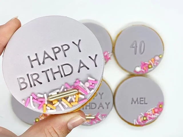 Birthday cookies for your bestie! 
#newcastlecookieco #cookies #happiness #party #fondant #sugar #baking #ordernow #flour #newcastle #smallbusiness #sugarcookies #localsuppotlocal #birthday #sprinkles #cookiecommunity