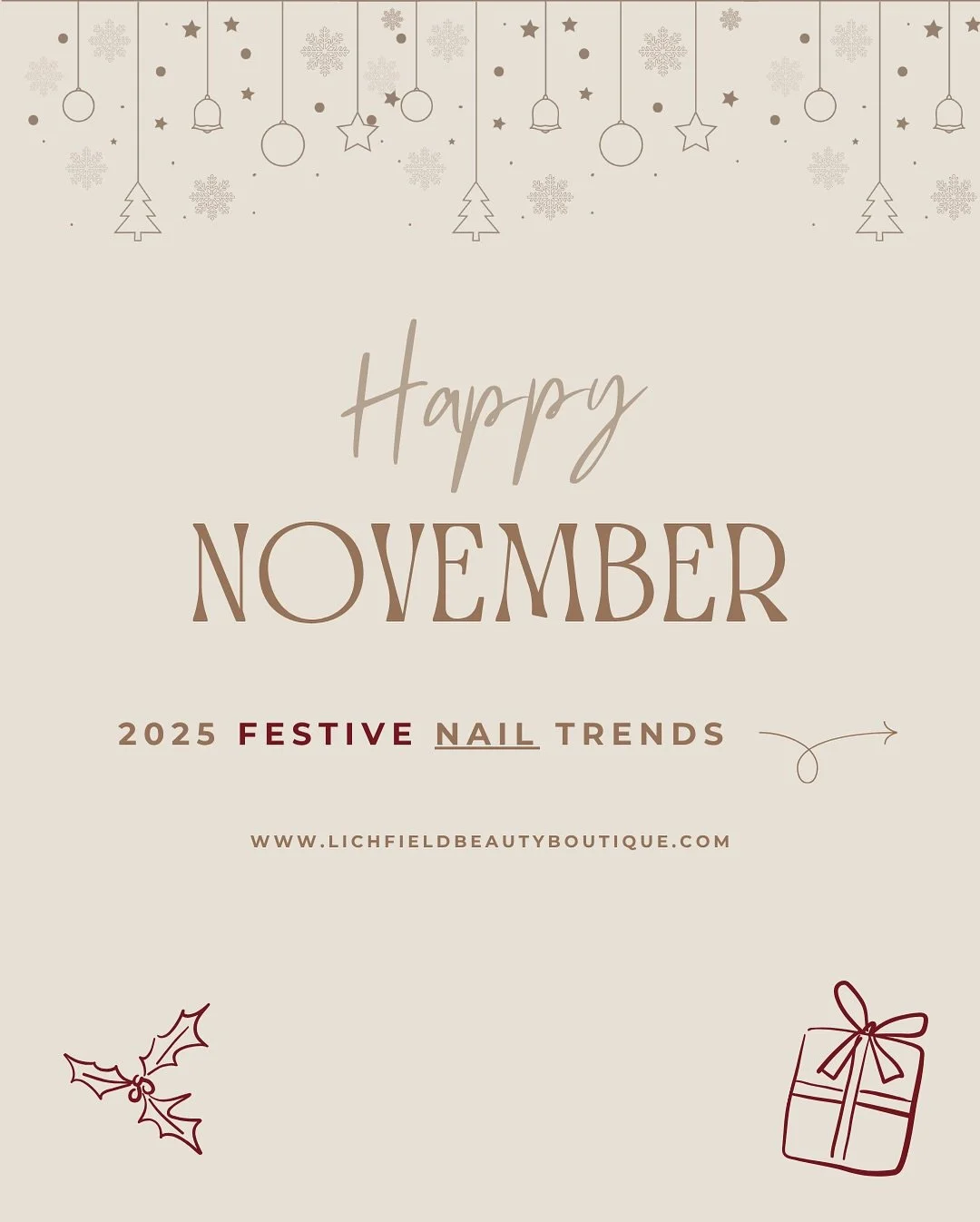 November Nail Inspo 🍂🎄

Somewhere between pumpkin spice and Christmas sparkle&hellip; November sets are giving cosy meets glam. Which one are you going for?

#novembernails #festivenailinspo #christmasnails
