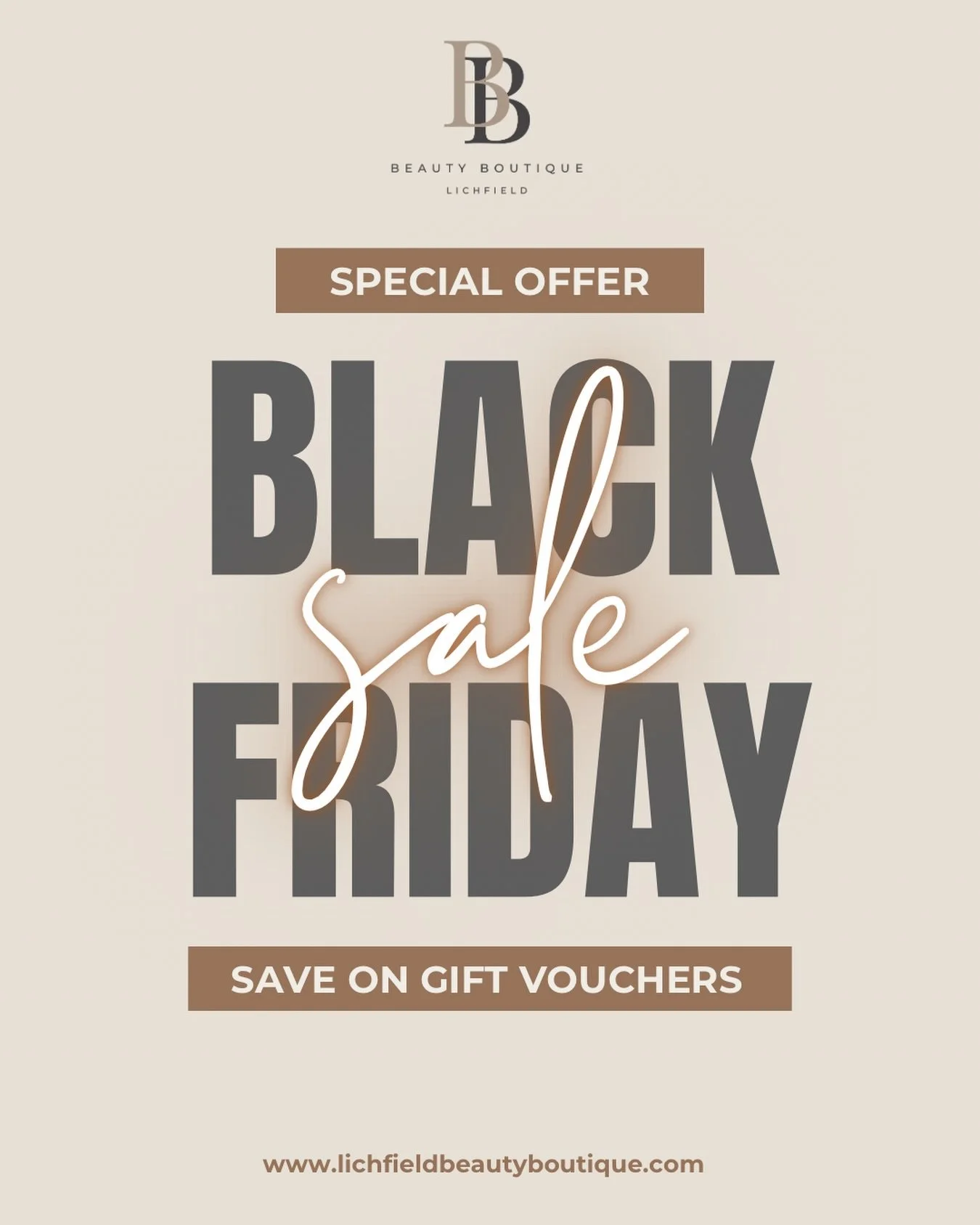 Black Friday has officially arrived at Lichfield Beauty Boutique, and this year we wanted to give back to you for all your support.

For a limited time only, you&rsquo;ll receive bonus credit on every gift voucher purchase &mdash; perfect for Christm