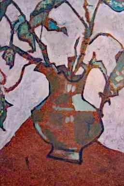 Plant, oil on board, 20 x 12 inches, 1950(Ref: JS1004)