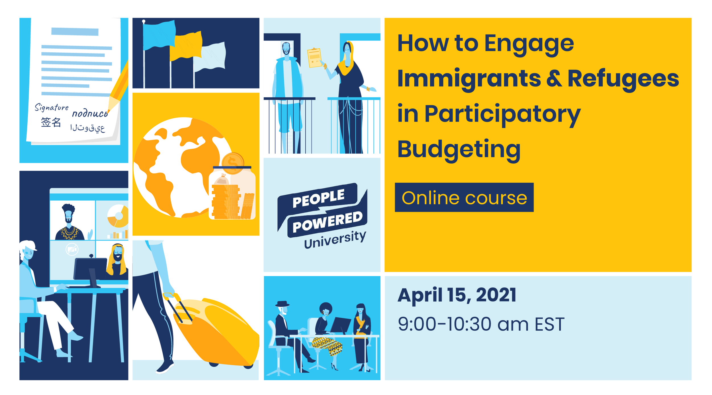 New Online Course: How to Engage Immigrants &amp; Refugees in Participatory Budgeting