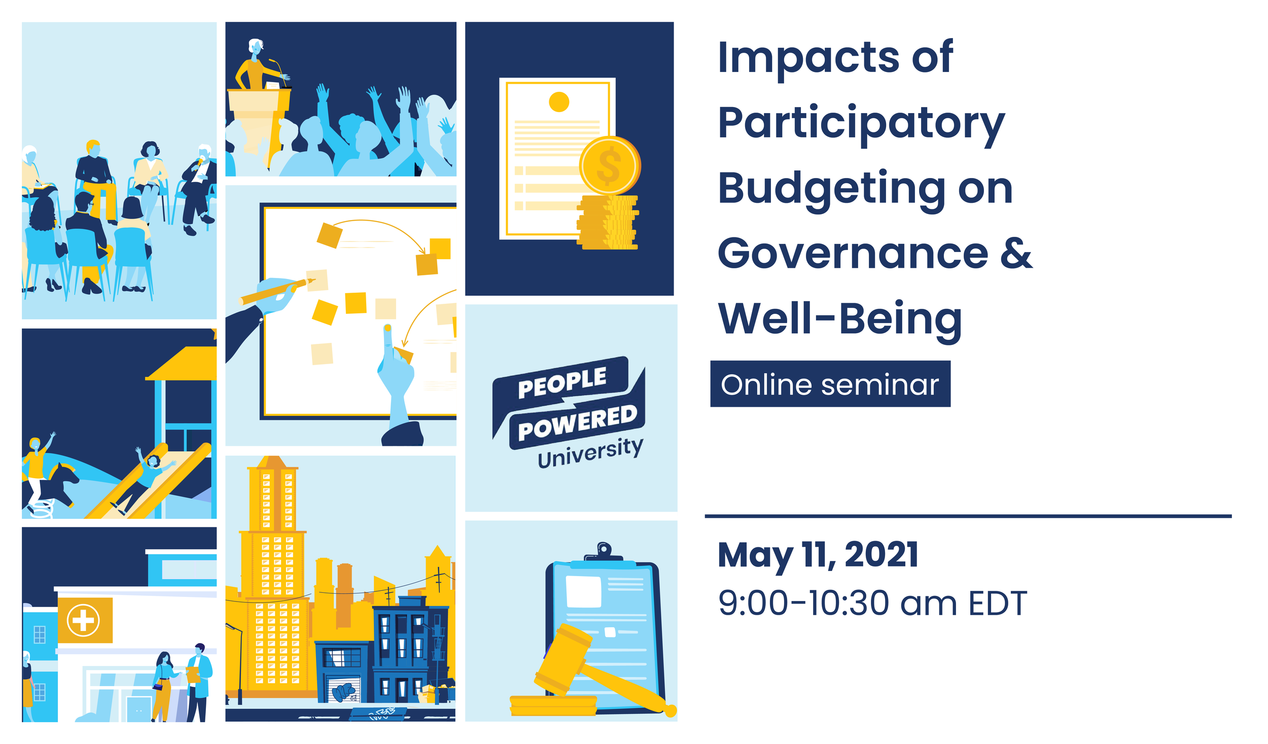 New Research Seminar: Impacts of Participatory Budgeting on Governance &amp; Well-Being