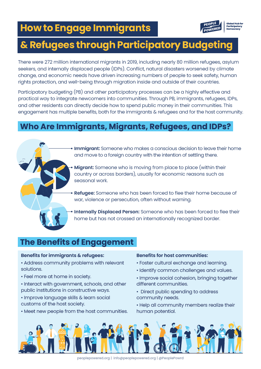 How to Engage Immigrants & Refugees through Participatory Budgeting
