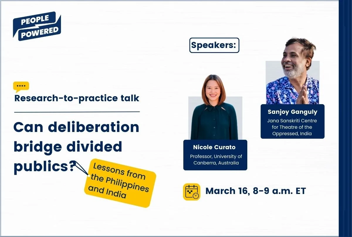 Research-to-practice talk: Can Deliberation Bridge Divided Publics?