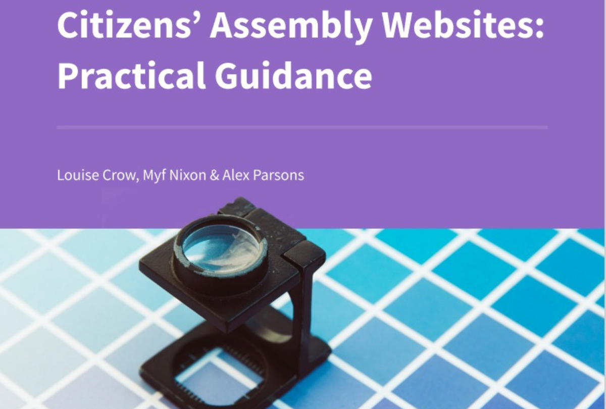 Citizens’ assembly websites: Practical guidance 