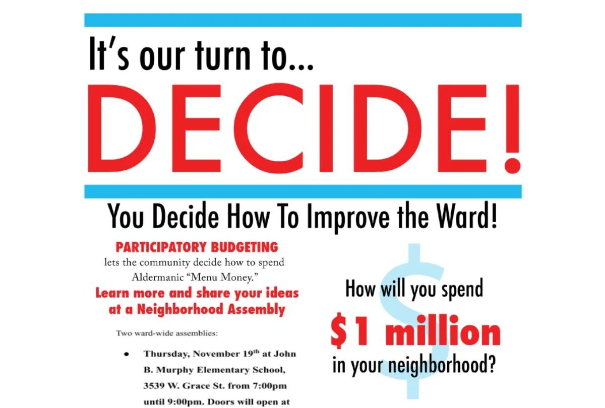 Participatory Budgeting idea collection posters