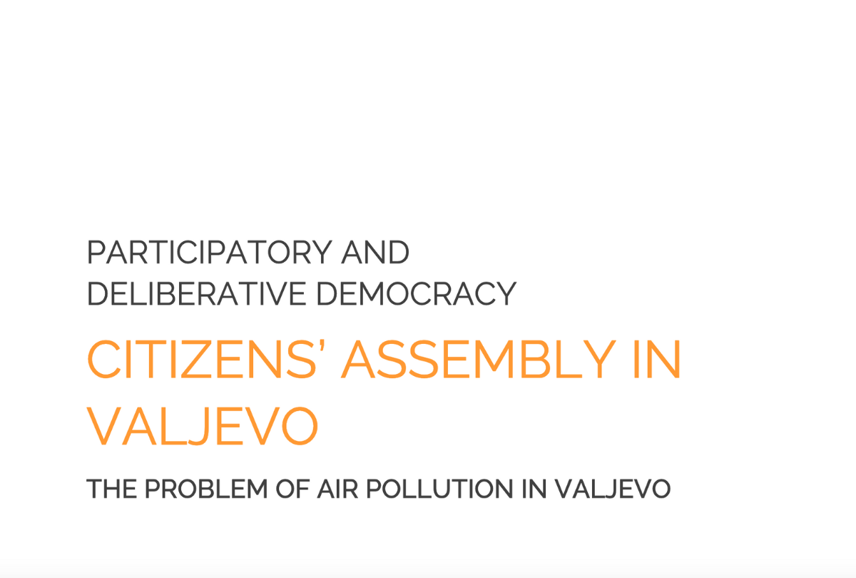 Citizens' assembly in Valjevo: Air pollution