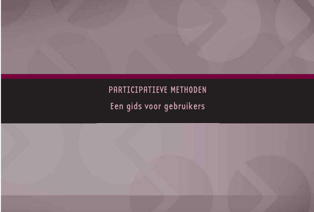 Participatory methods toolkit: A Dutch practitioner’s manual