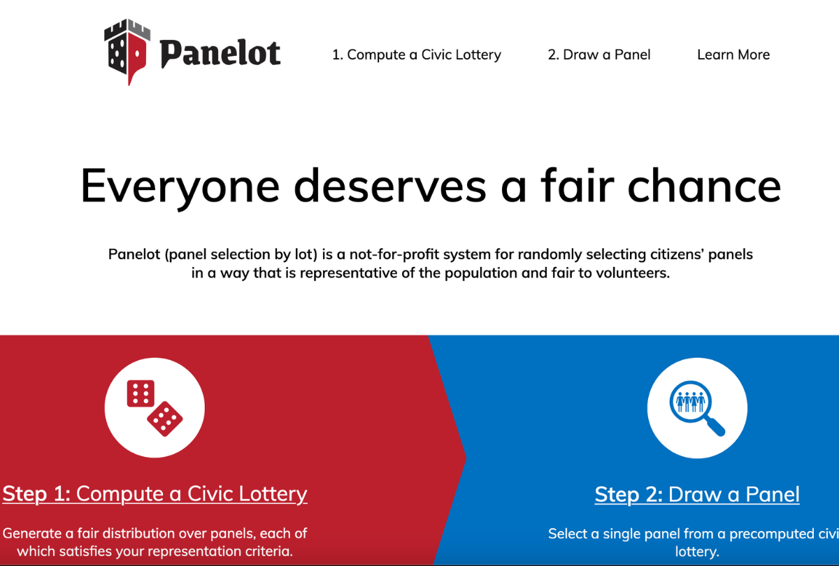 Panelot random selection algorithm