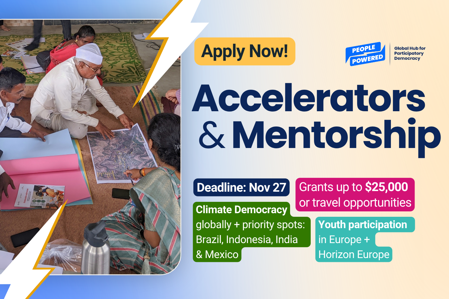Apply now: Climate funding, youth participation &amp; mentorship programs