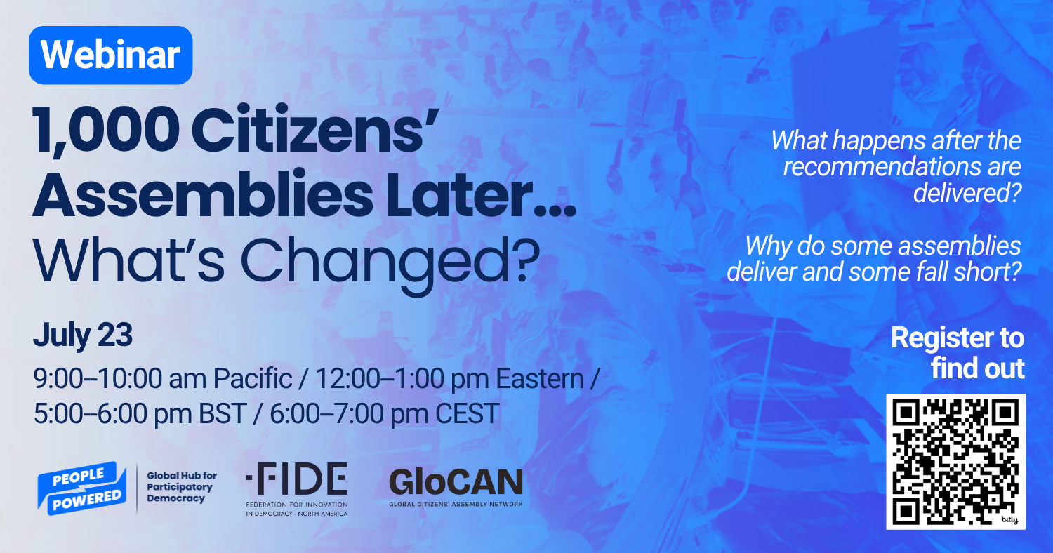 1,000 Citizens’ Assemblies Later, What’s Changed?