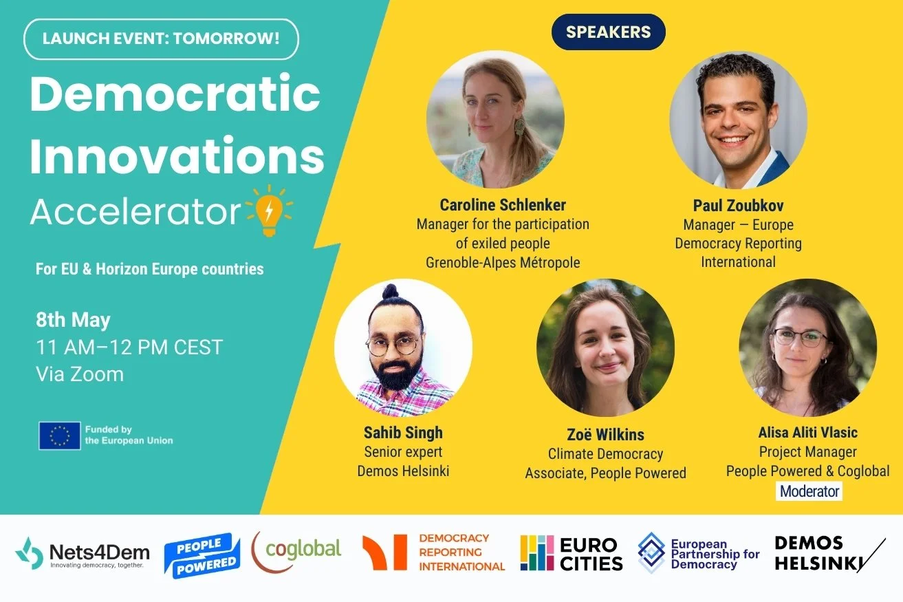Launch Event: Democratic Innovations Accelerator in Europe — People Powered