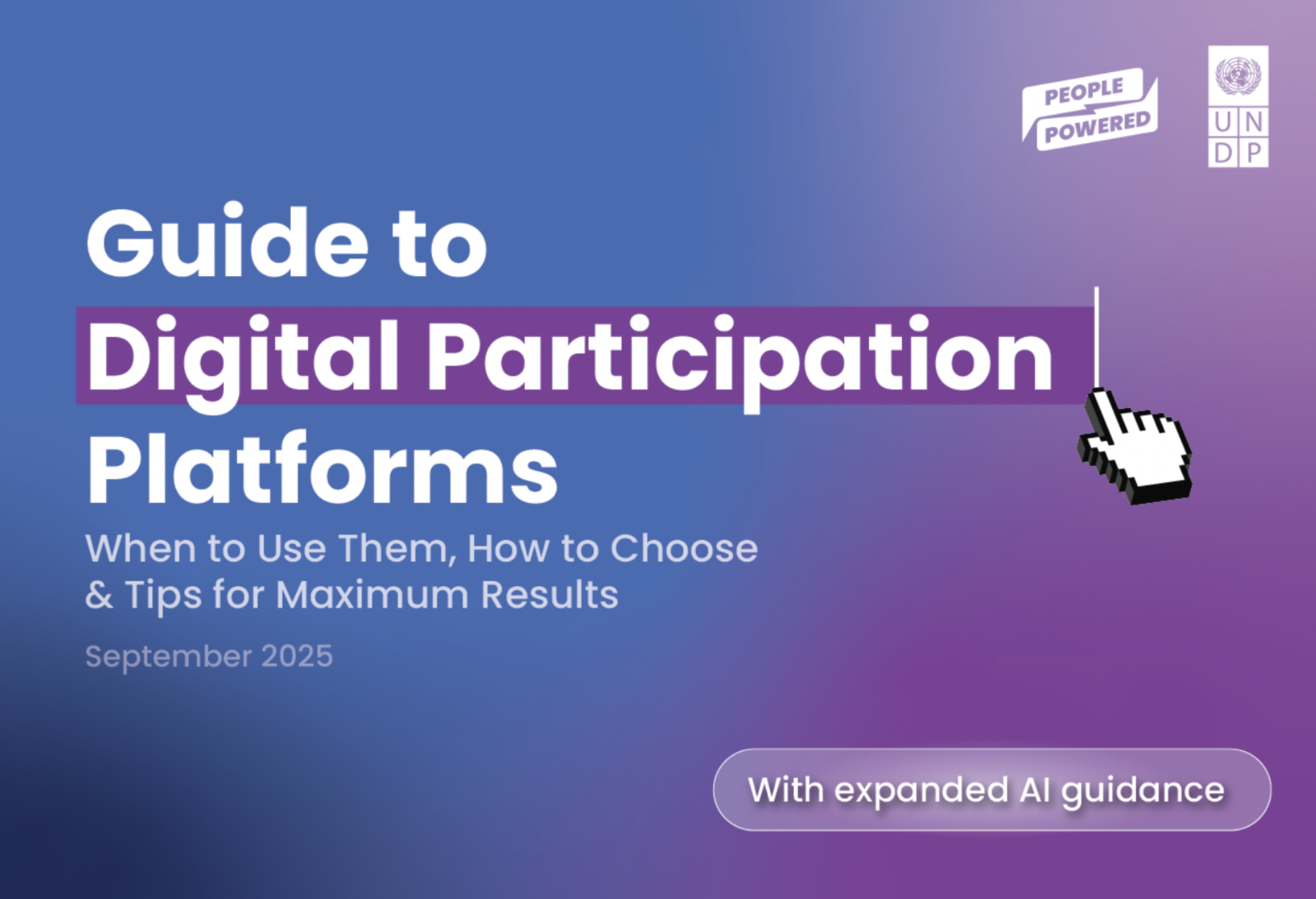 Now live: the New Digital Participation Guide! — And more September happenings