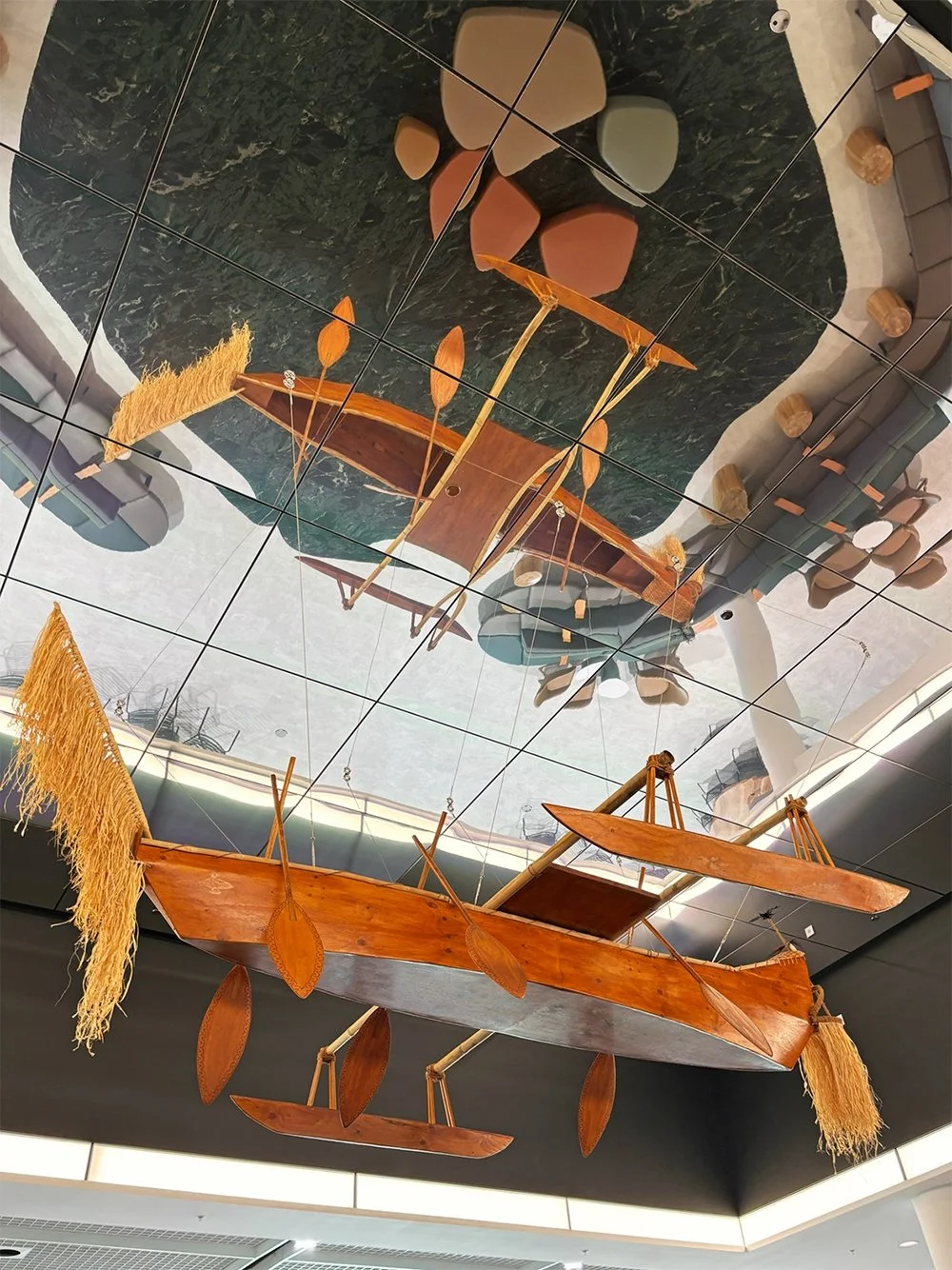 Sharing more from our recent work at Cairns Airport, following the unveiling of Nar by Toby Cedar. @toby_cedar_art 

This stage of the upgrade focused on refreshing the departures lounge and baggage reclaim hall. Working with Studio Arkitecture, we i