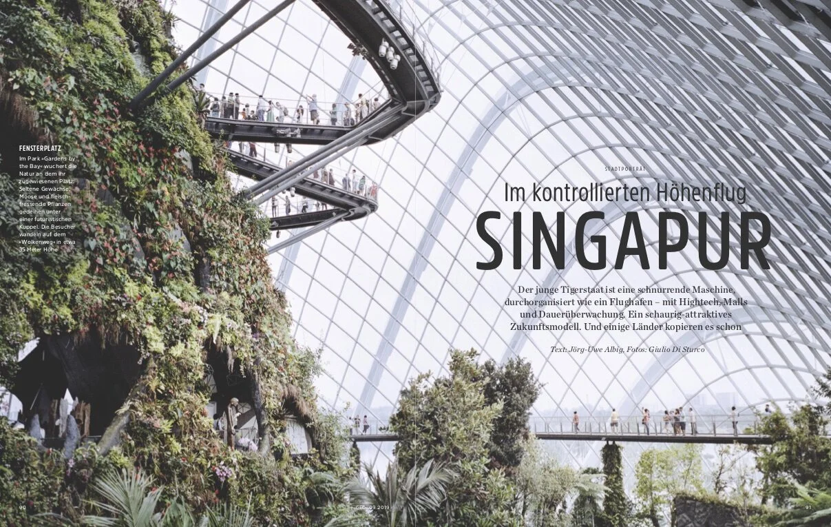 A 16 page story about Singapore is featured in the September issue of the German magazine GEO.Find out more at www.geo.de
