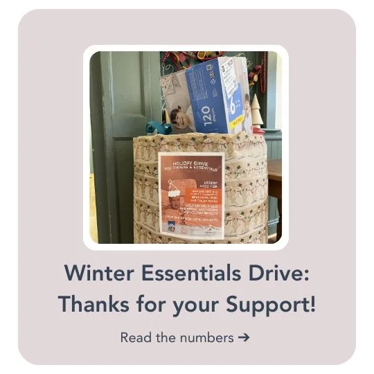 Winter Essentials Drive: Thanks for your Support!
