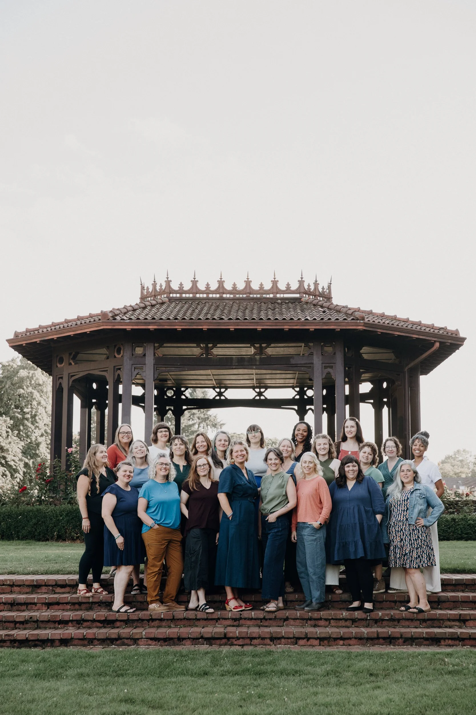 Portland Doulas Bridgetown Baby in a group photo together