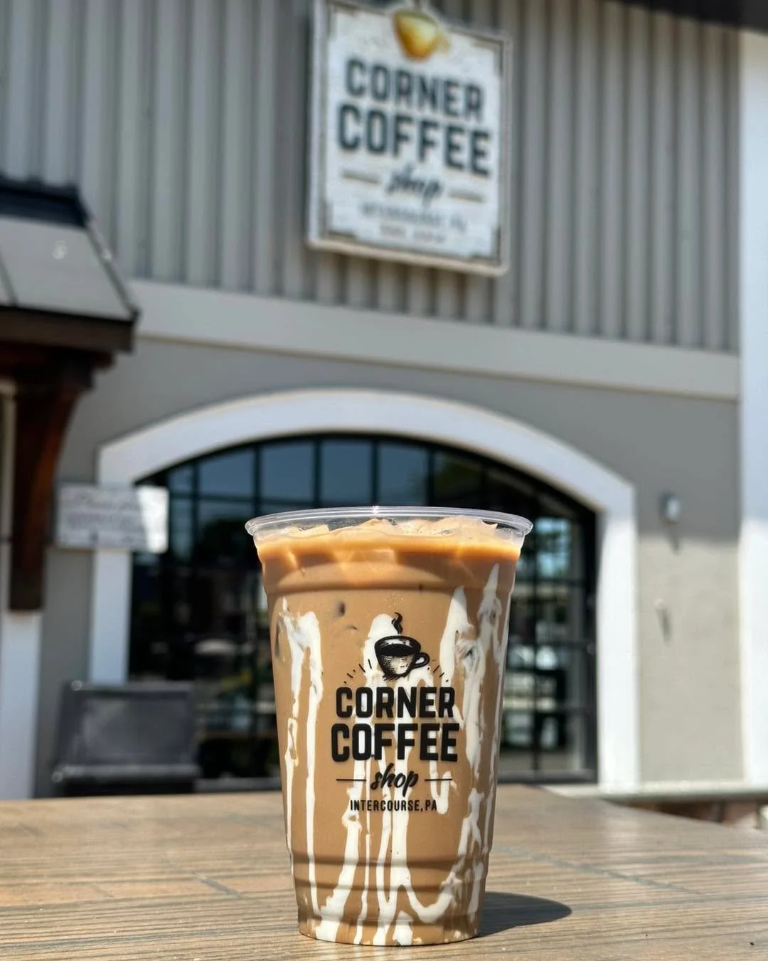 Sweet Saturday! We’re crafting delicious drinks all day long - including our featured Cowboy Cookie Latte made with white & dark chocolate, coconut, butter pecan & oat milk.
Tonight we have live music with LeRoy Stoltzfus from 6-8pm i