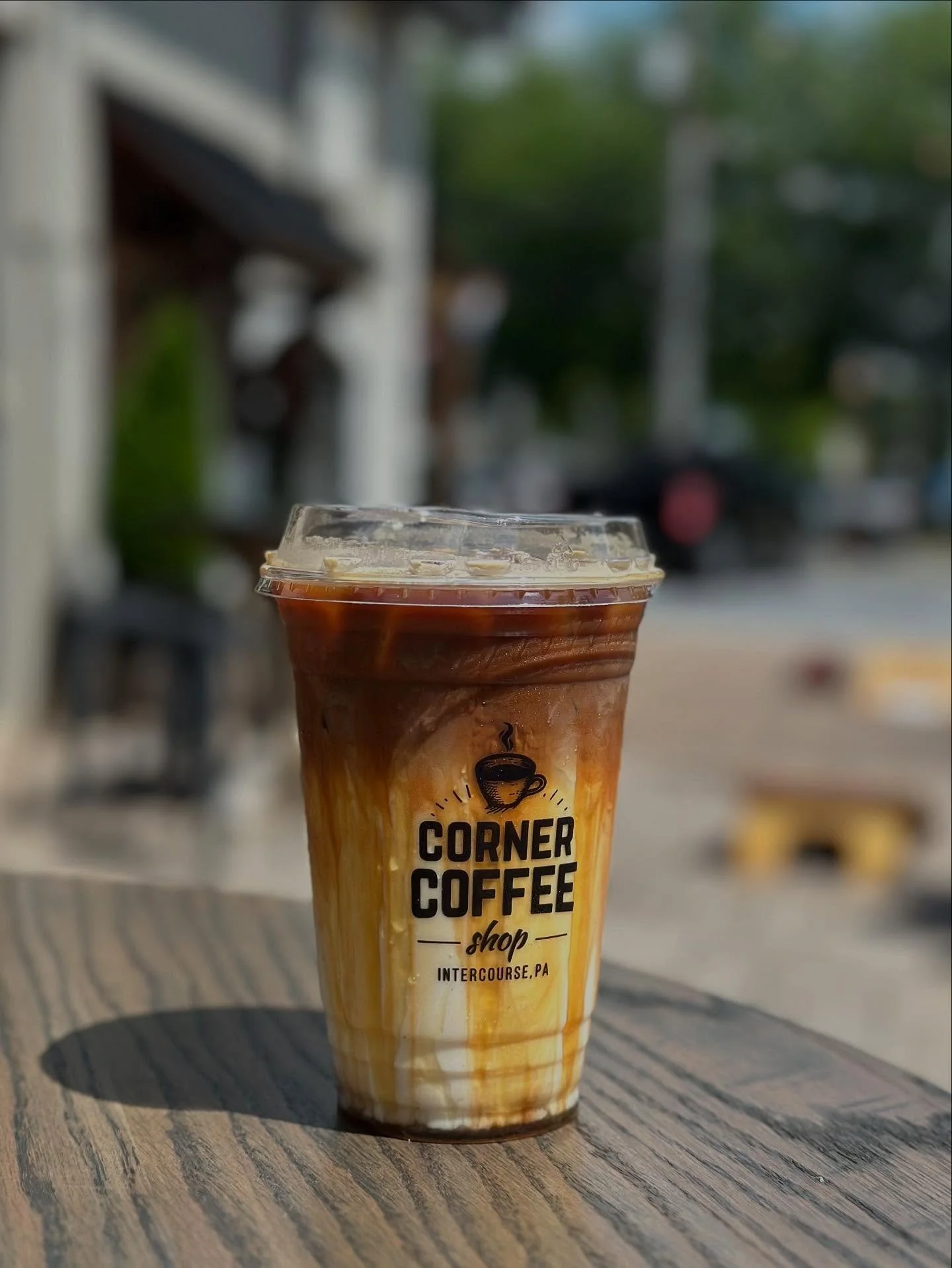 Iced Honey Almond Macchiato 🍯 Always made with local honey!
We are open 8am-6pm today.
#cornercoffeeshop #macchiato #icedmacchiato #localhoney #intercoursepa
