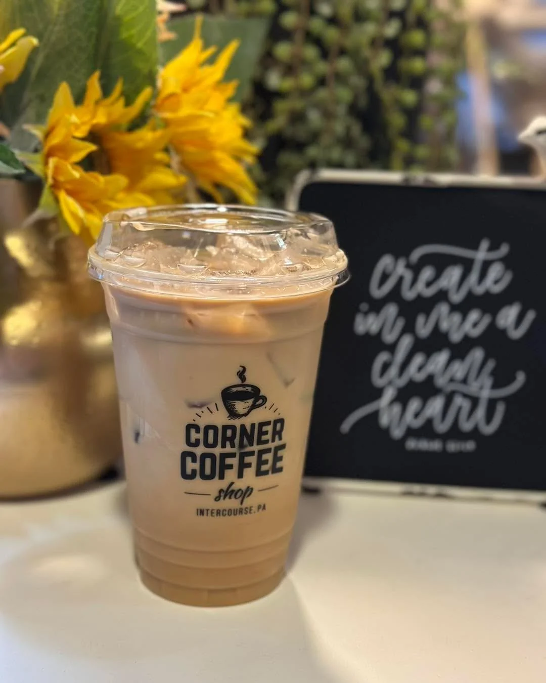 Savor every sip this weekend. Our Salted Caramel Creme Iced Coffee is the perfect Saturday sip.
We have live music with Redeemed By Grace tonight from 6-8pm. Enjoy a great night of delicious coffee & uplifting music.
We are open 8am-8pm today.