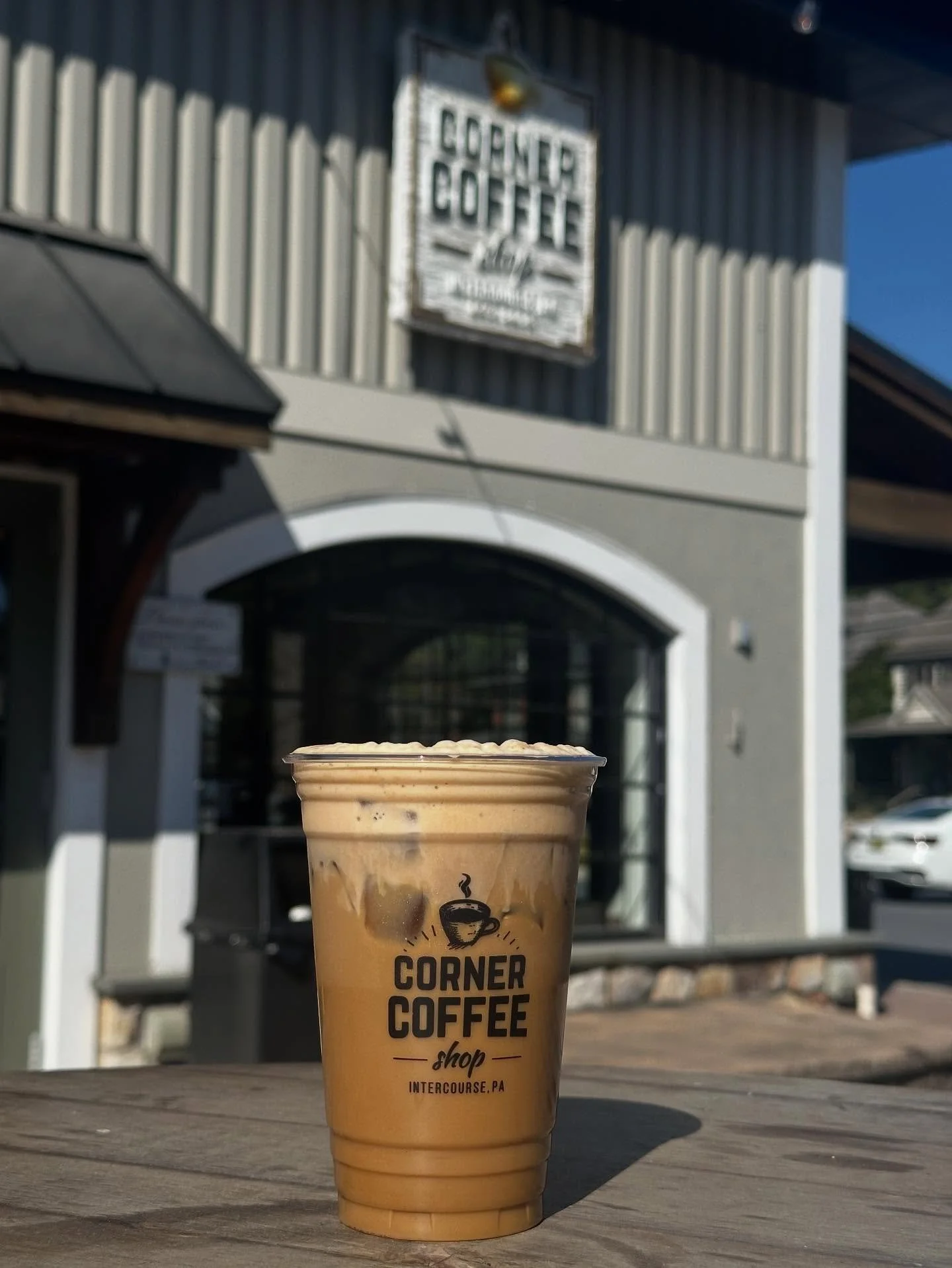 ☀️It’s a beautiful day here at Corner Coffee! Stop in for a Fall drink and enjoy the sunshine in our courtyard.
We are open 8am-6pm.
#cornercoffeeshop #harvestlatte #pumpkincoldfoam #intercoursepa