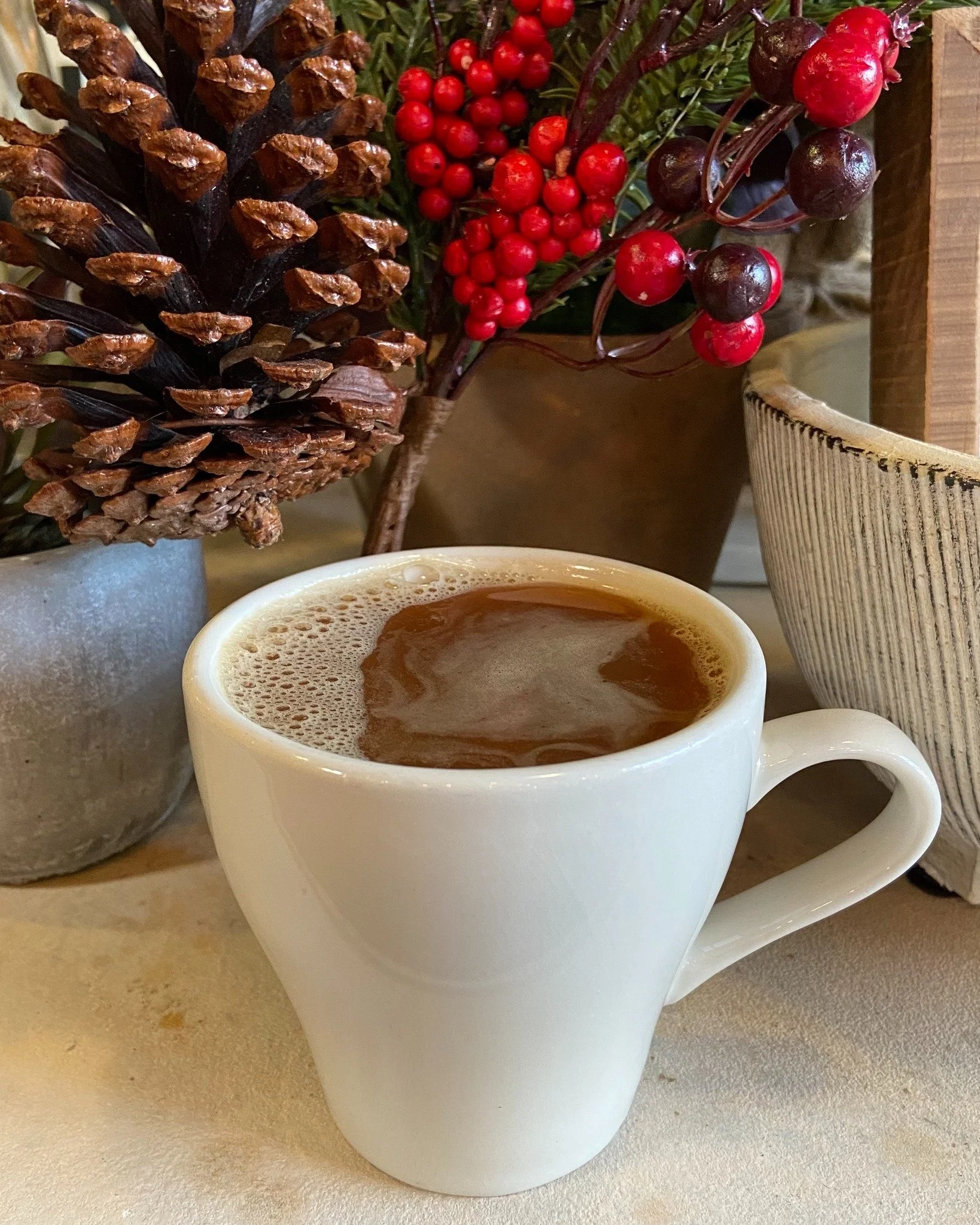 Warm up with our hot Cranberry Orange Apple Cider. This festive holiday drink is caffeine free, so you can enjoy it anytime of the day or night. It's a delicious coffee alternative on a cold day!

We are open 8am-6pm.

#cornercoffeeshop #cranberryora