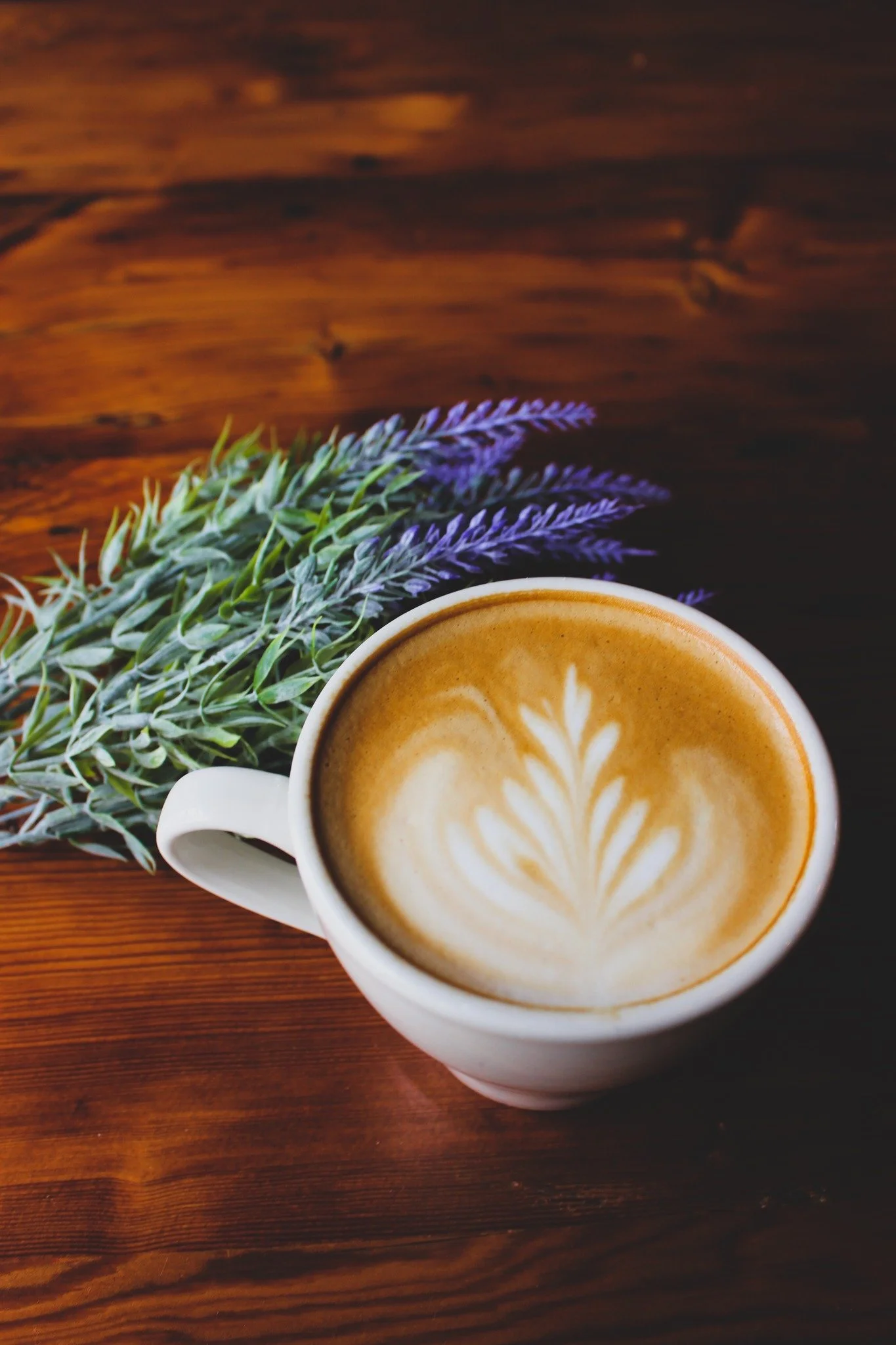 🍯Good morning, Honey Lavender Latte. The hot version of this featured drink is just as tasty as it's iced  counterpart. Our April specials will only be around for a few more days, so be sure to stop in!

We are open 8am-6pm today.

#lavenderlatte #h