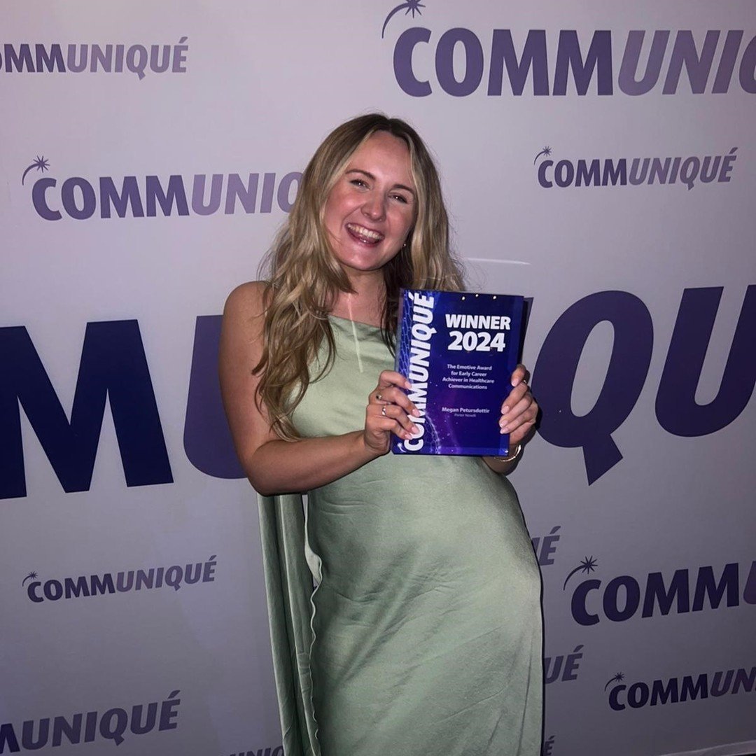 We&rsquo;re so proud of our Communications and Engagement Officer, Megan Petursdottir, for winning the Early Career Achiever in Healthcare Communications award at the recent Communique Awards in London ⭐

Megan is a key part of our team and does incr