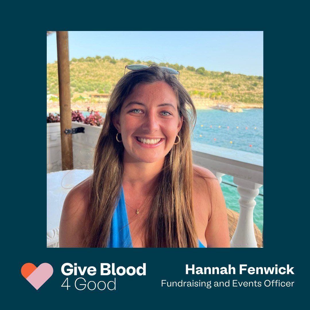 We are so excited to announce that we have a new team member! Please join us in welcoming Hannah Fenwick, who joined the #GB4G team a few weeks ago as our Fundraising and Events Officer ⭐

Hannah is a passionate blood donor and has been giving blood 