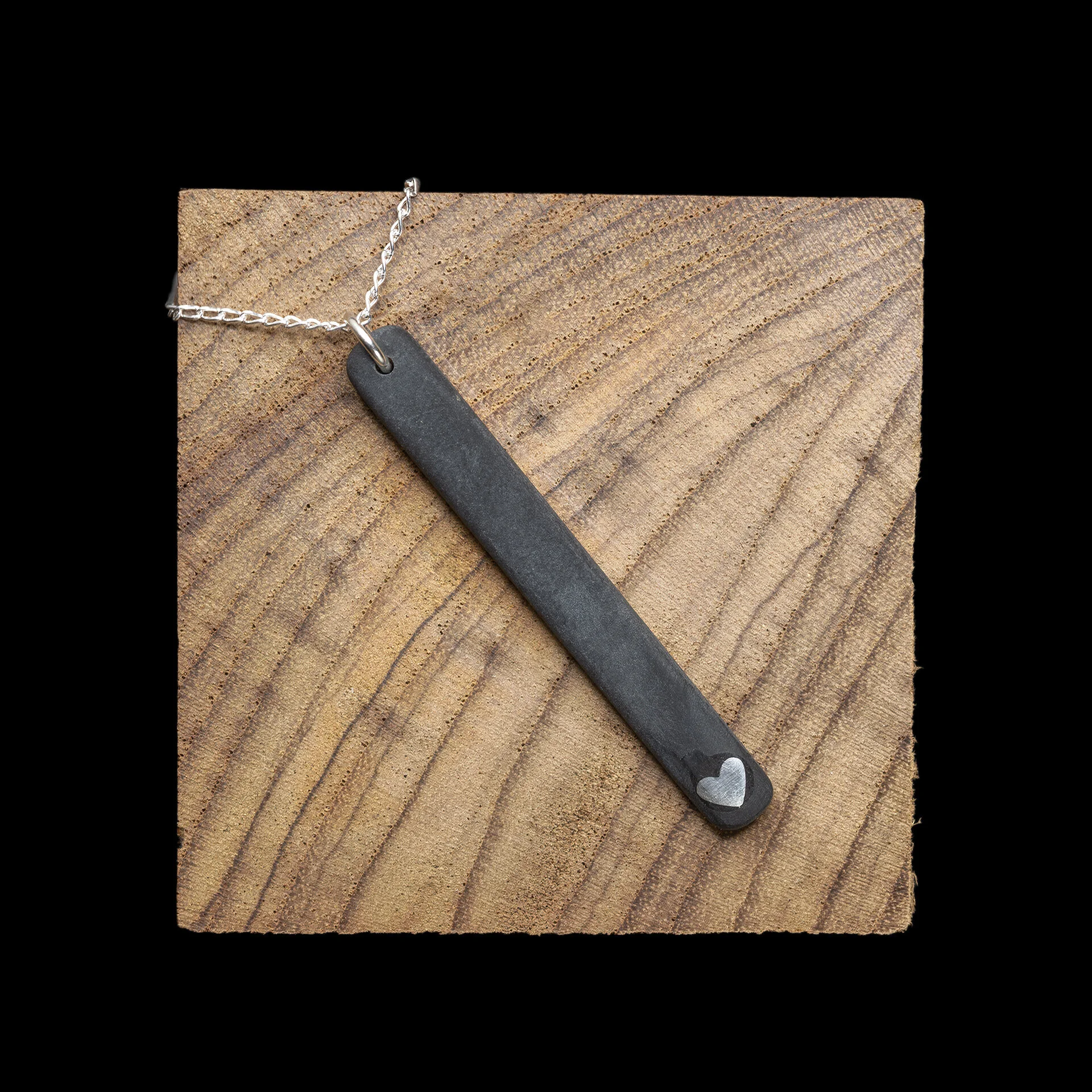 Heart Pendant Stick Shaped