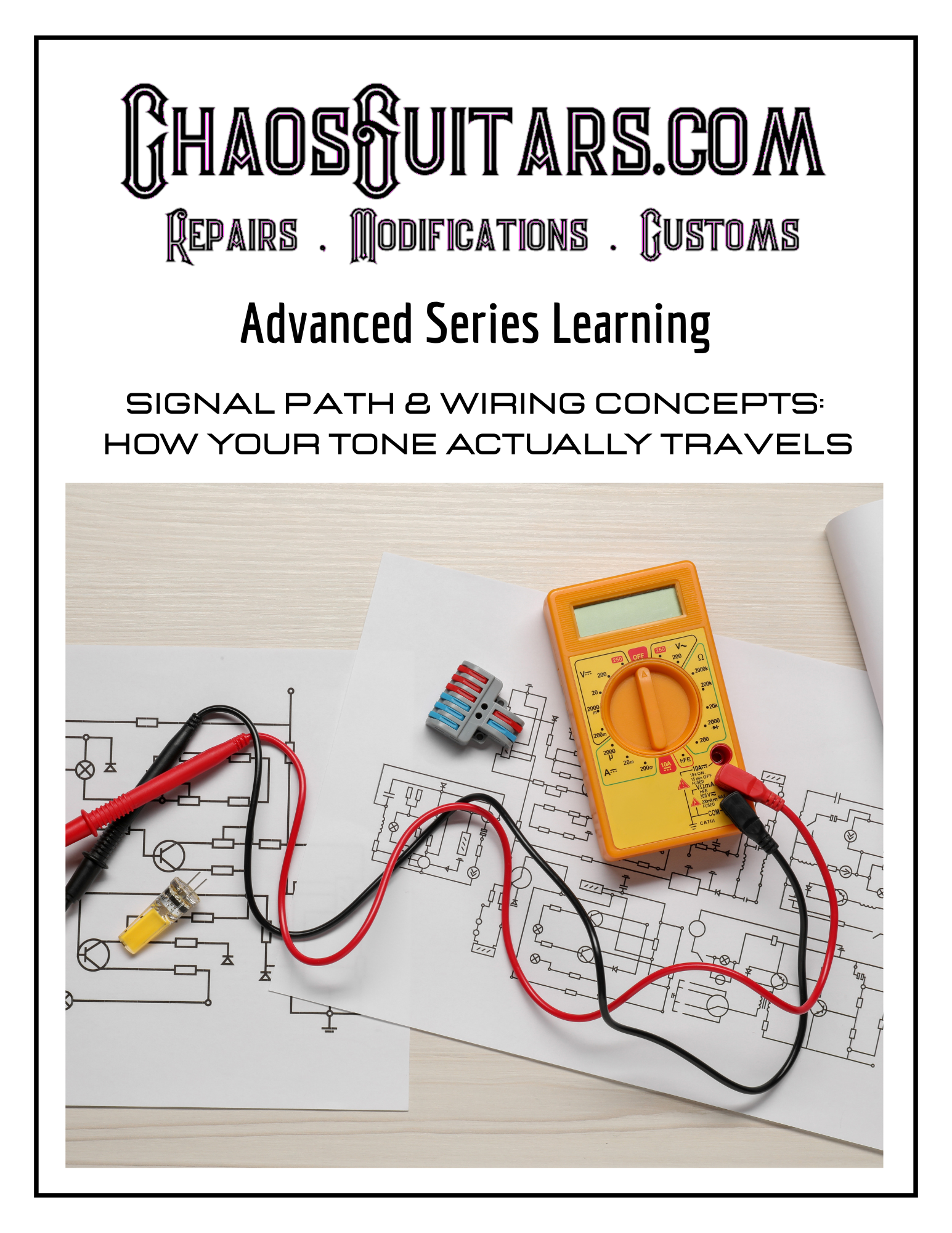 Signal Path & Wiring Concepts: How Your Tone Actually Travels