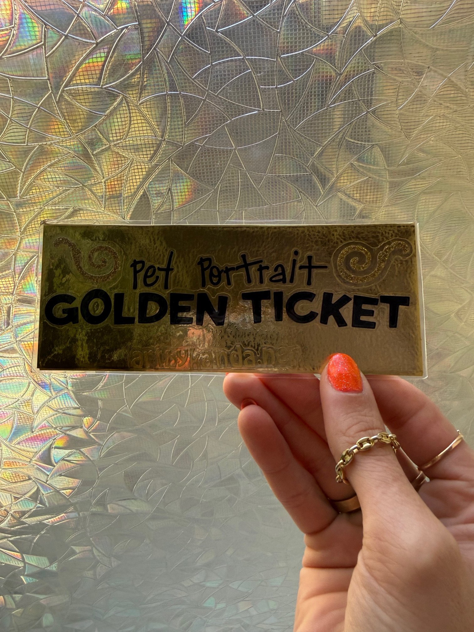 ⫘⫘Gold Ticket &amp; A Pup Cup⫘⫘