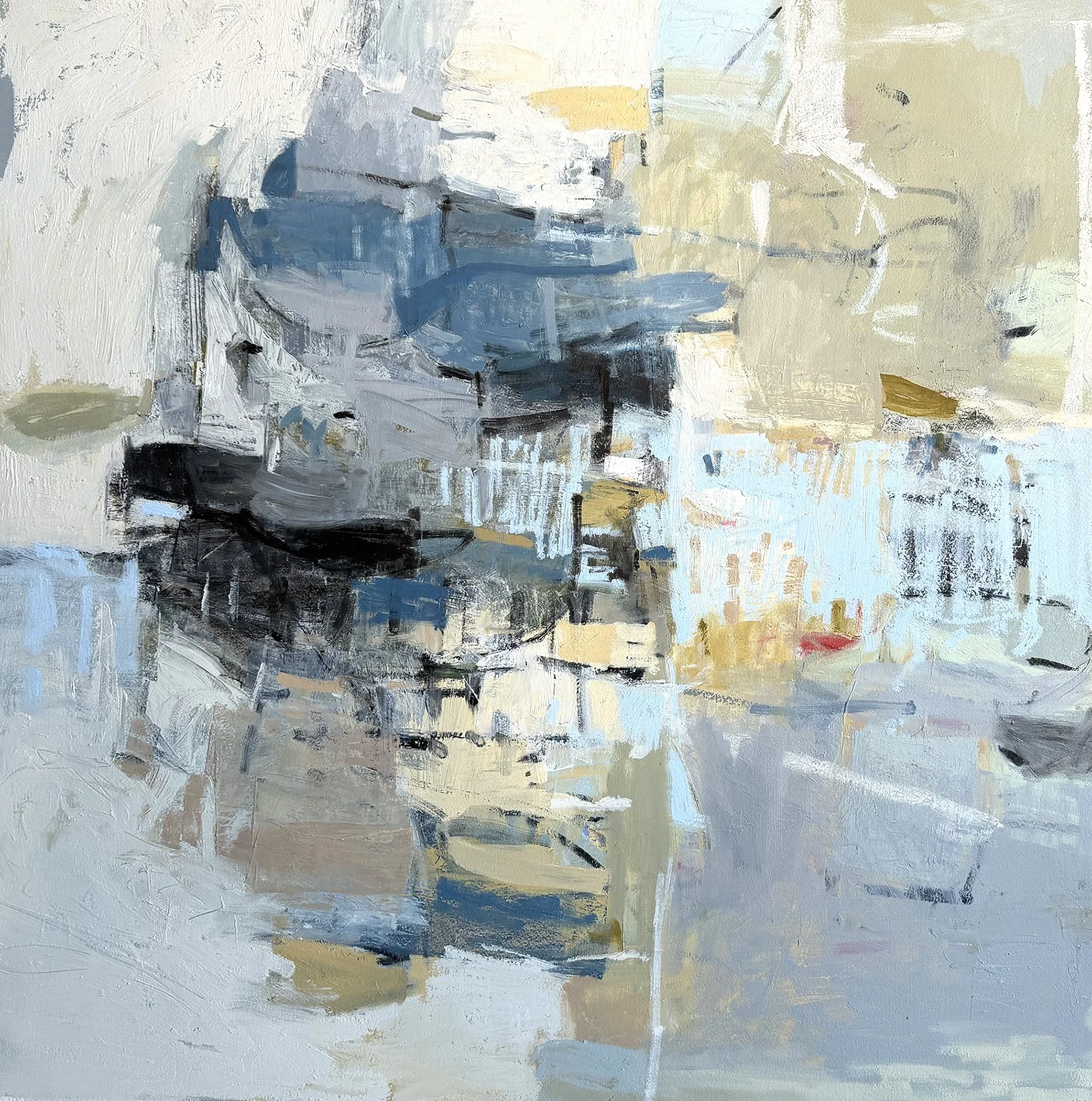 Mirage | Oil on Archival Paper | 32" x 32" | 2025