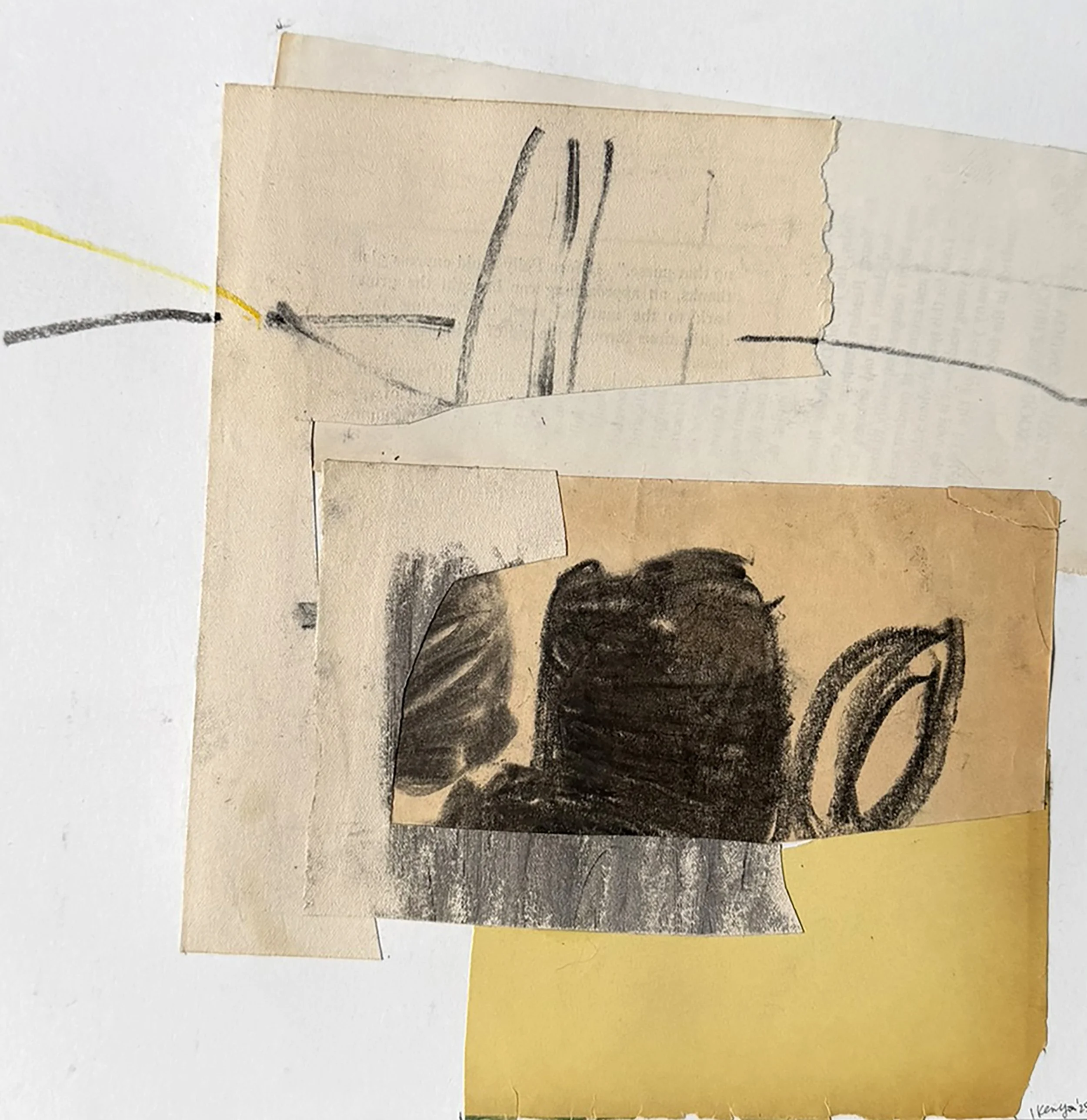 Getting Lost | Mixed Media on Paper | 10" x 10" | 2025