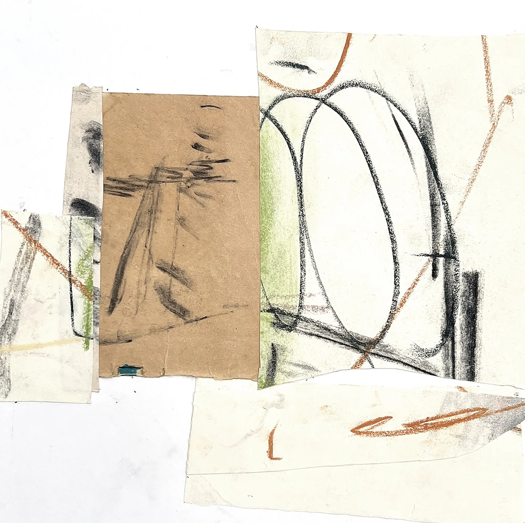 Sharp Retort | Mixed Media on Paper | 10" x 10" | 2025