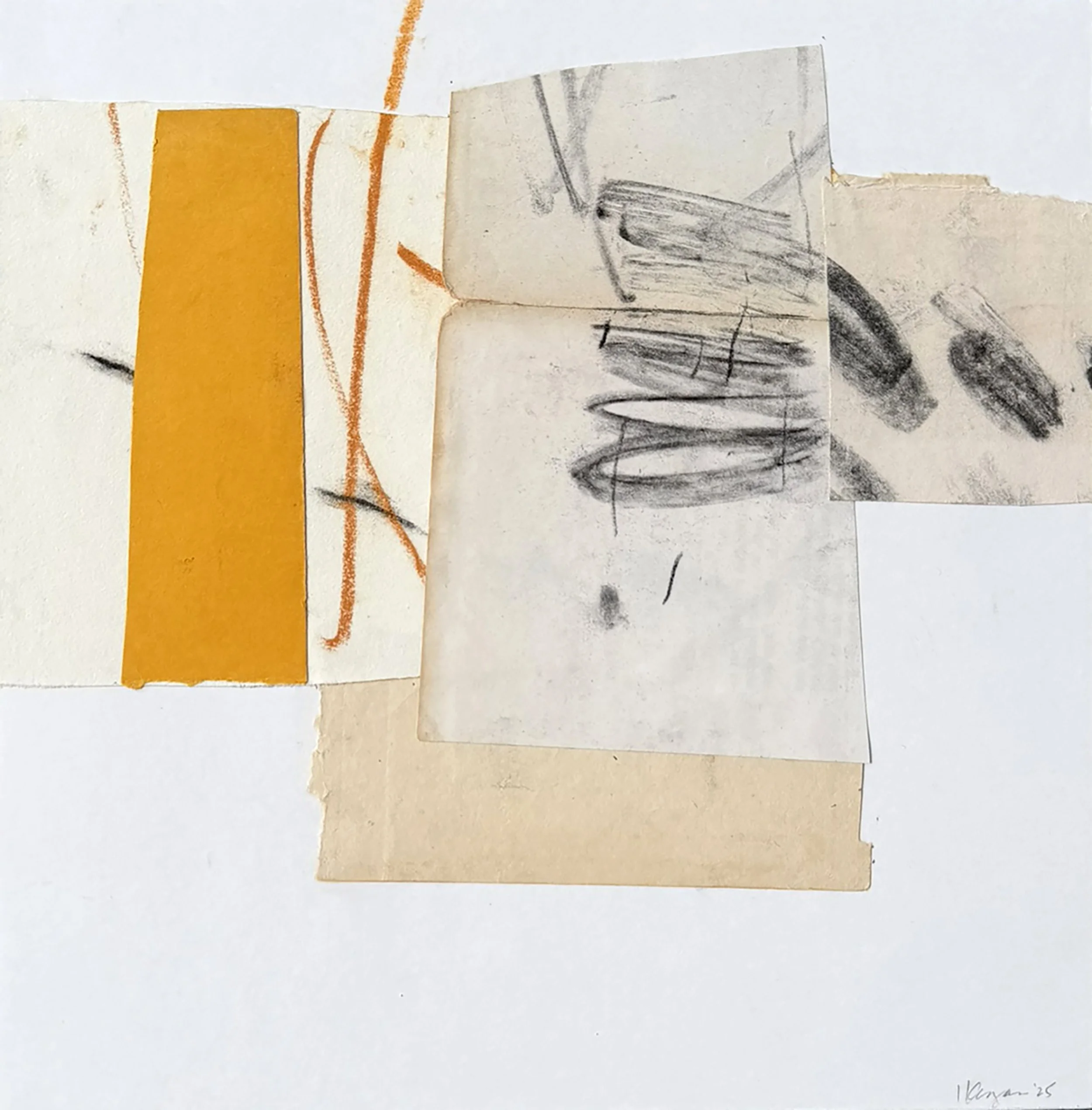 Little Pinch | Mixed Media on Paper | 10" x 10" | 2025