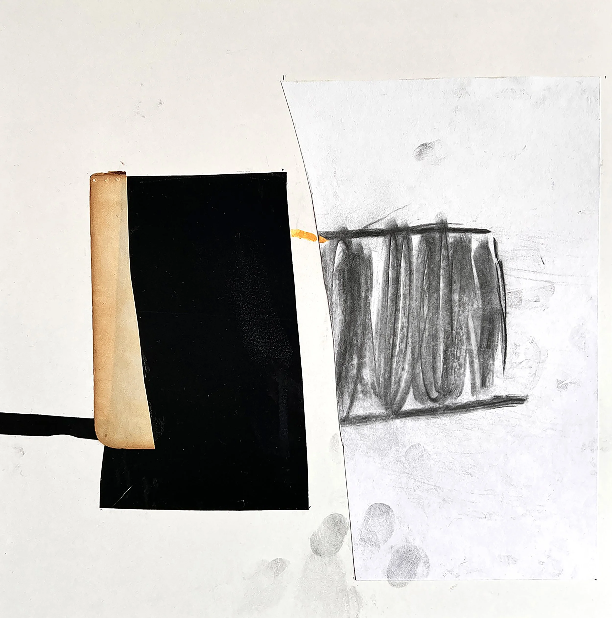 Secret Access 1 | Mixed Media on Paper | 10" x 10" | 2025