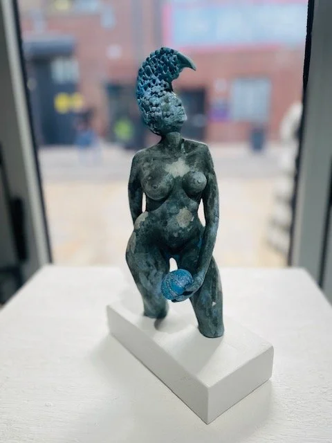 Lisa Wilson Blue Goddess Figure (front)30cmH.jpg