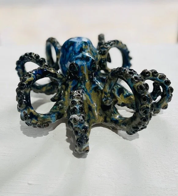 Lisa Wilson Blue Octupus 30cmHx30cmW detail.jpg