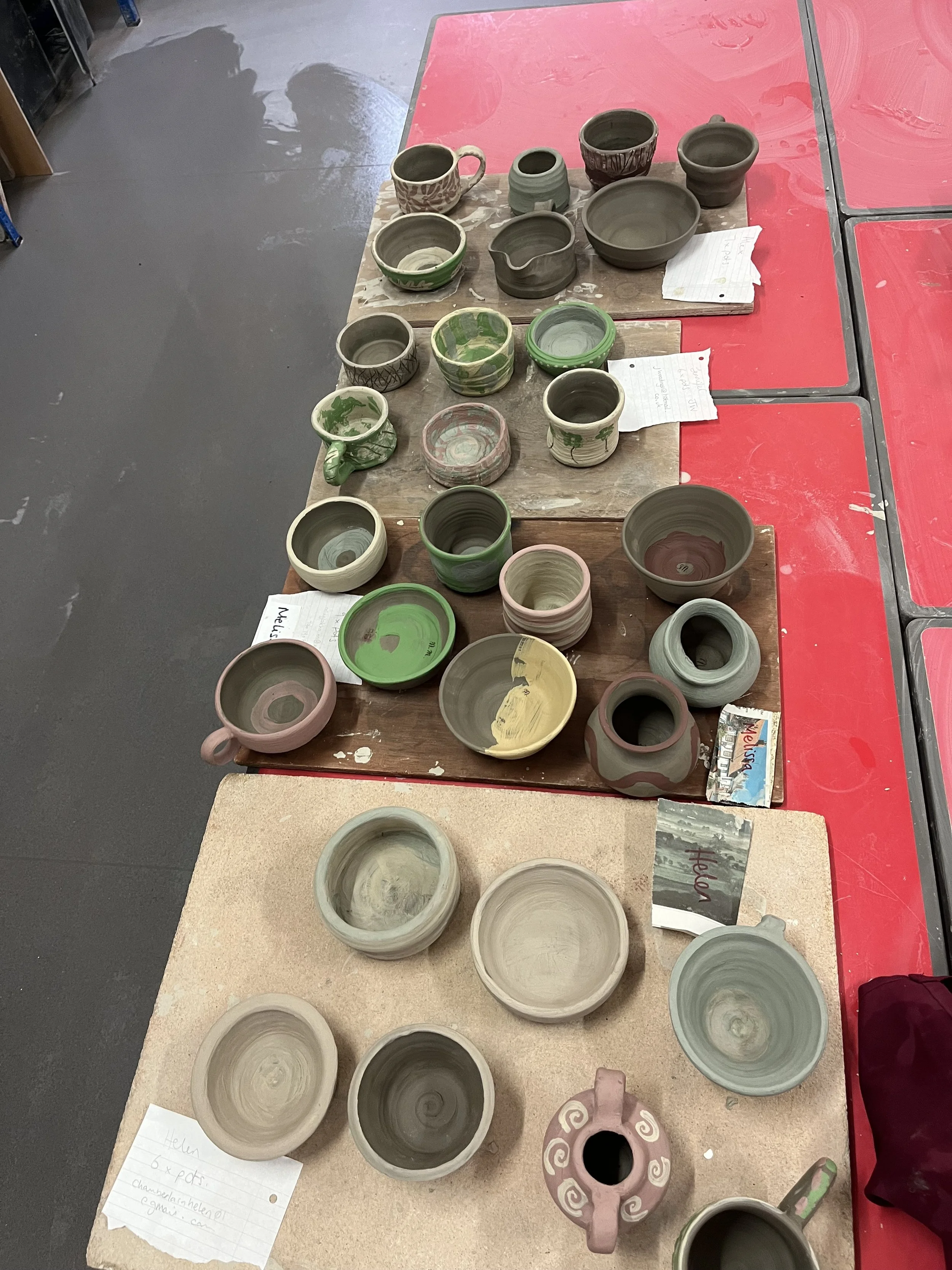 3 Day Intensive Course: Throwing on the Potters Wheel.  Friday, Saturday, Sunday, April 24th - 26th, 2026.