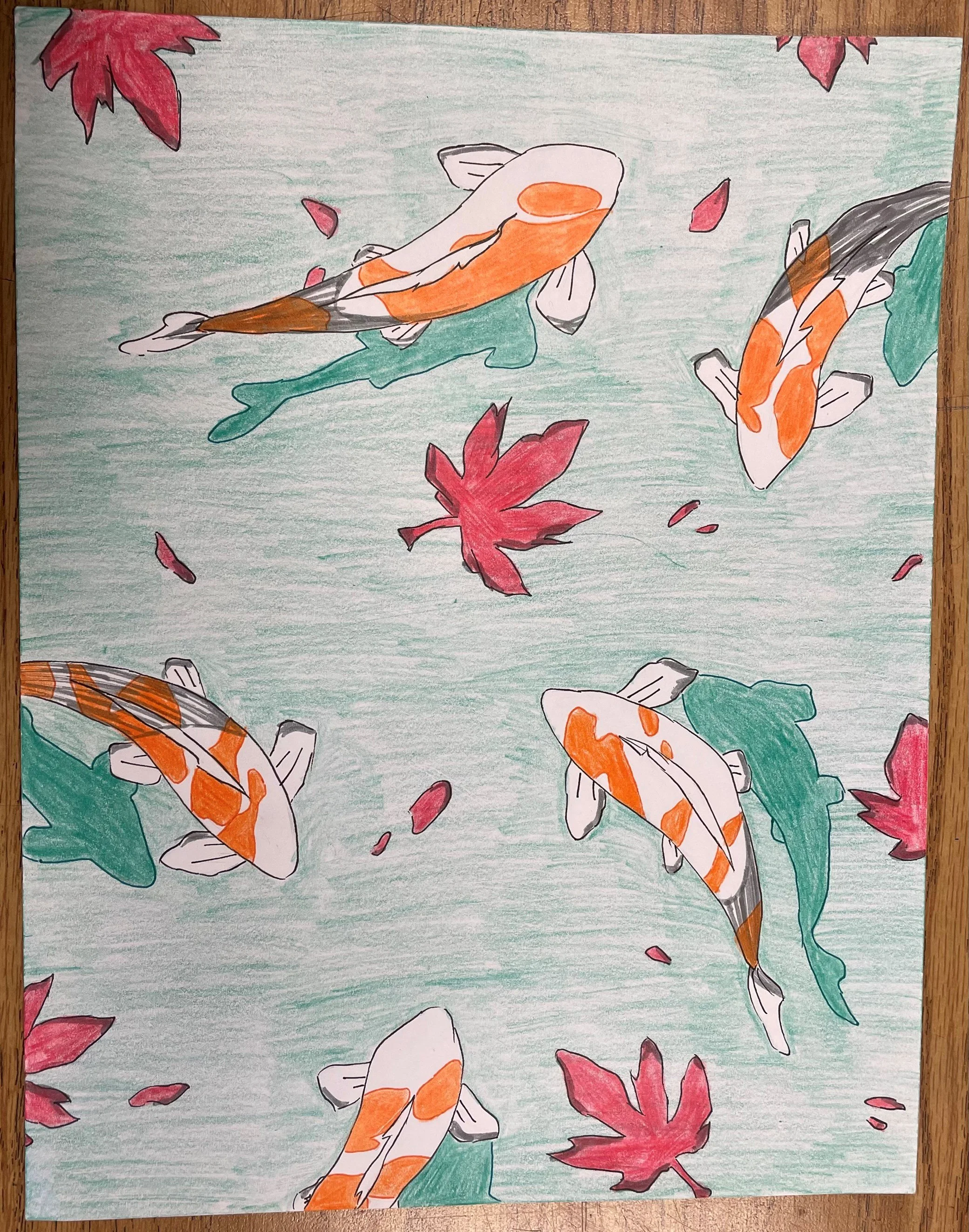 Lauren Truong “Koi Pond”, Bradshaw Mountain High School