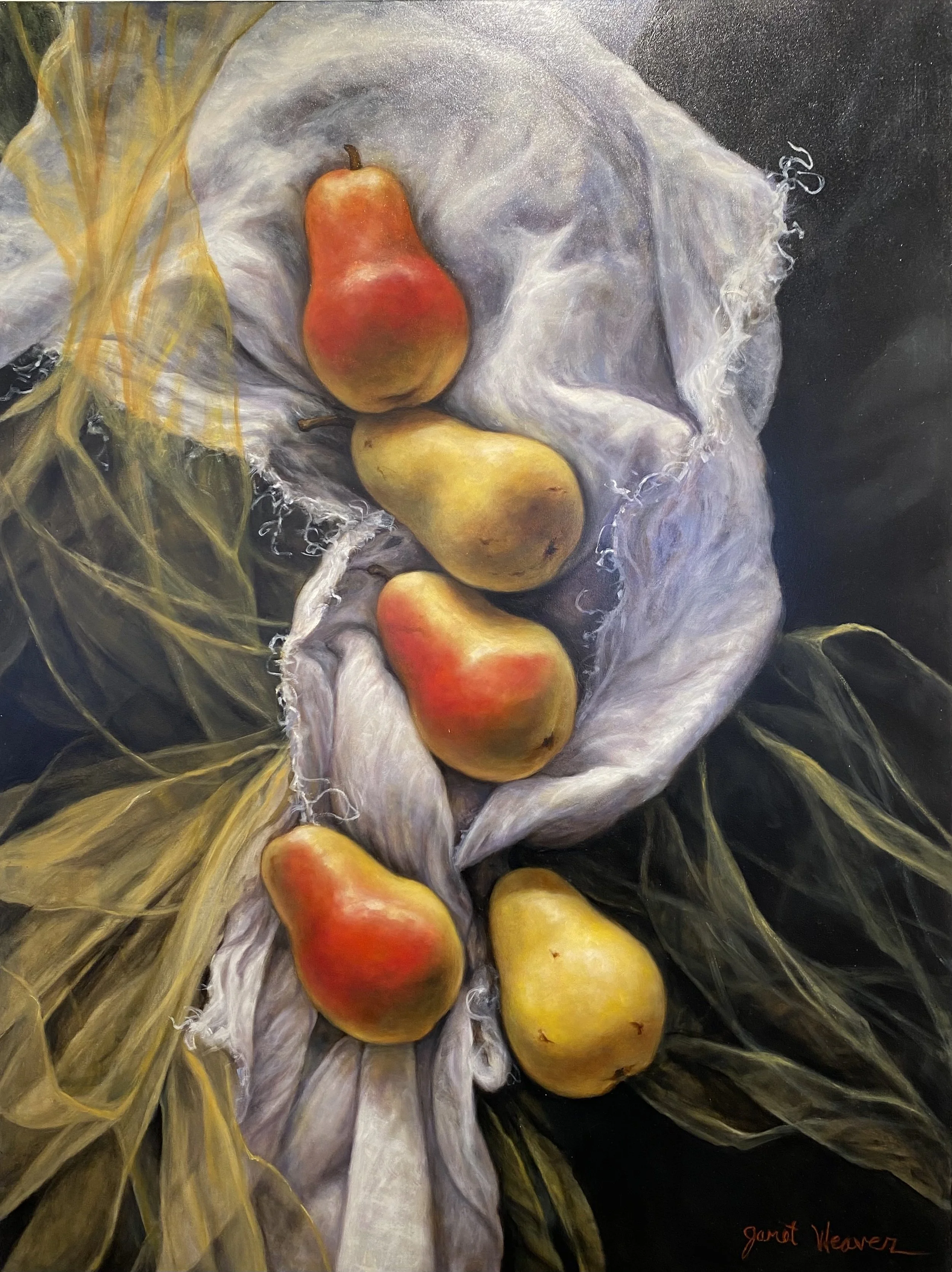 Janet Weaver “Unstill Still Life, Pears”