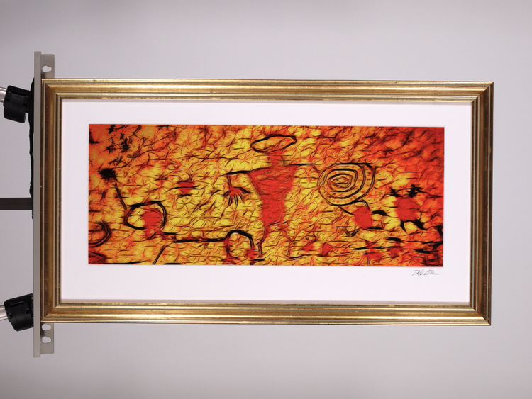 Impressionist Figure & Spiral