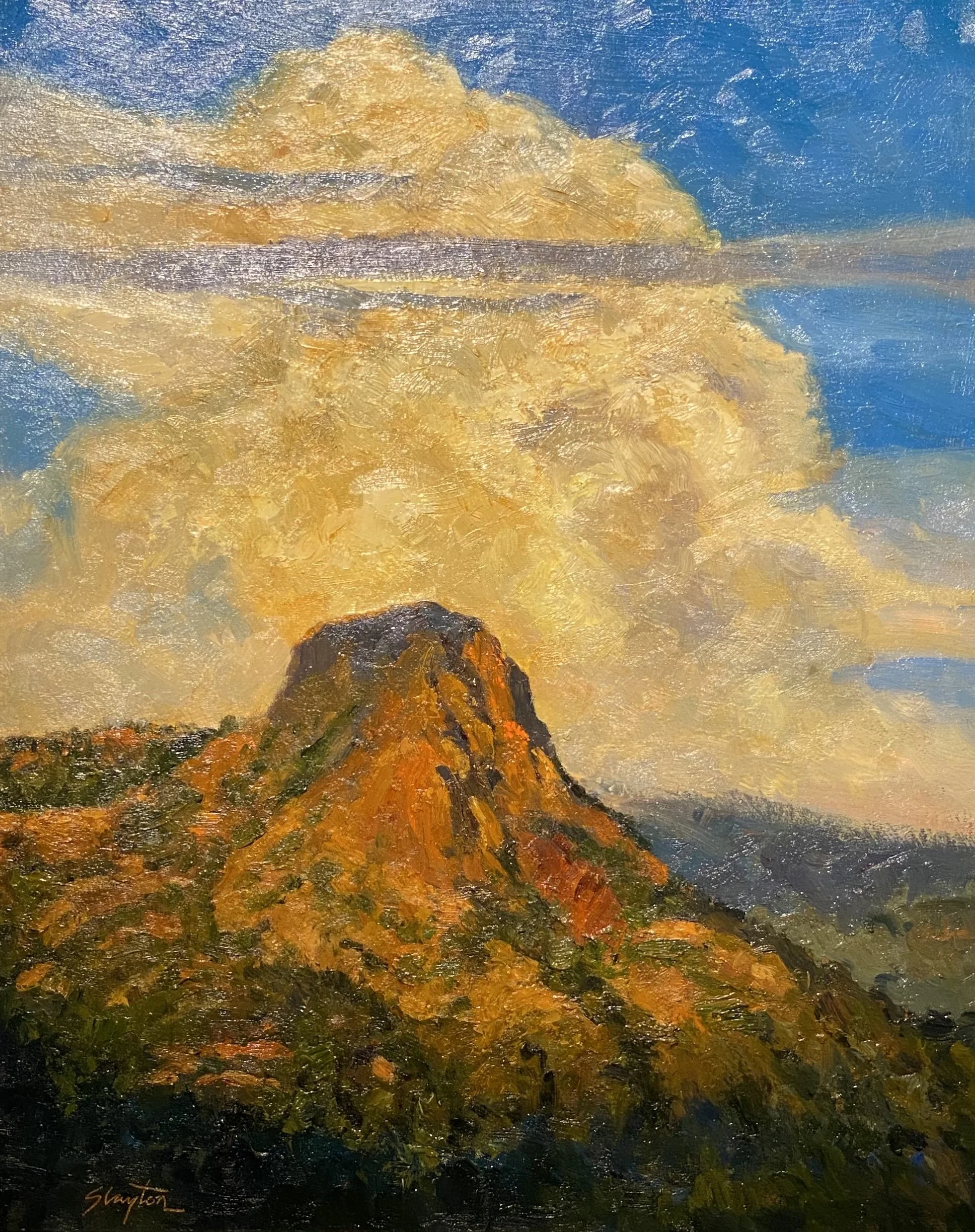 Cloud Over Thumb Butte