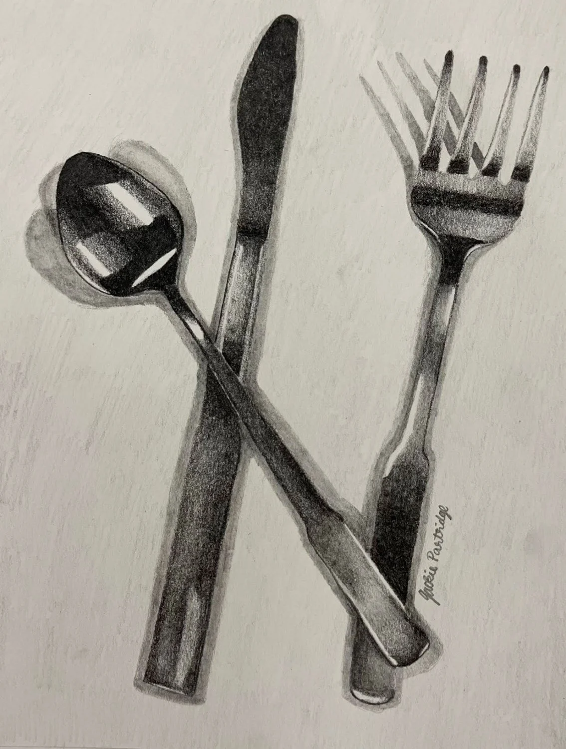 Jacqueline Partridge “Silverware”, Prescott High School