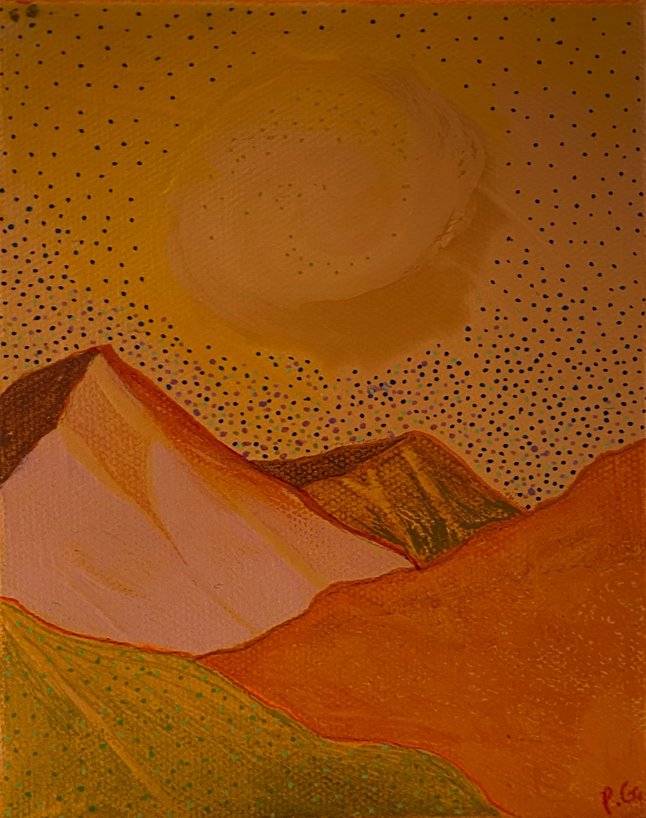 Paula Giovannitti "Orange Peaks"